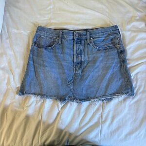 Madewell Denim Mini Skirt